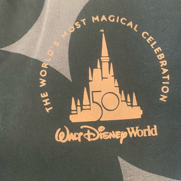 WALT DISNEY WORLD 50th Anniversary Mickey Mouse Pullover Sweatshirt - Picture 2 of 4